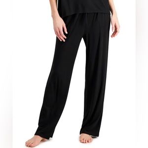 Alfani Super Soft Open-Leg Lounge Pants Black XXL